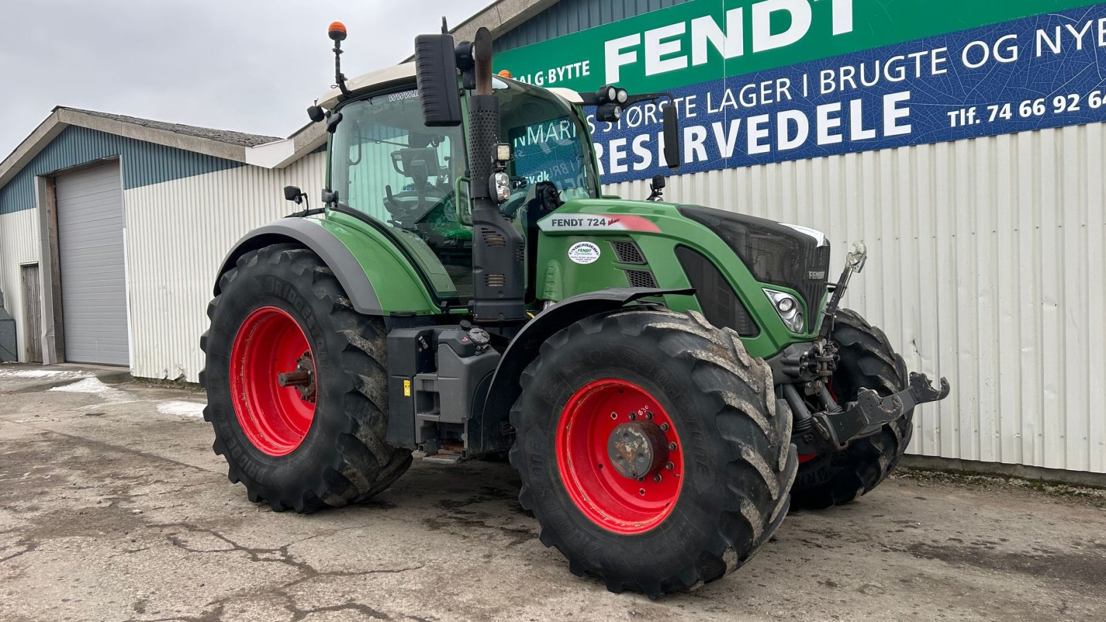 Traktor του τύπου Fendt 724 Vario S4 Profi Plus, Gebrauchtmaschine σε Rødekro (Φωτογραφία 4)