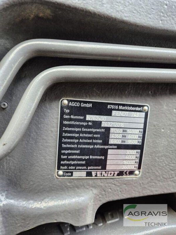 Traktor типа Fendt 724 VARIO S4, Gebrauchtmaschine в Melle-Wellingholzhausen (Фотография 11)
