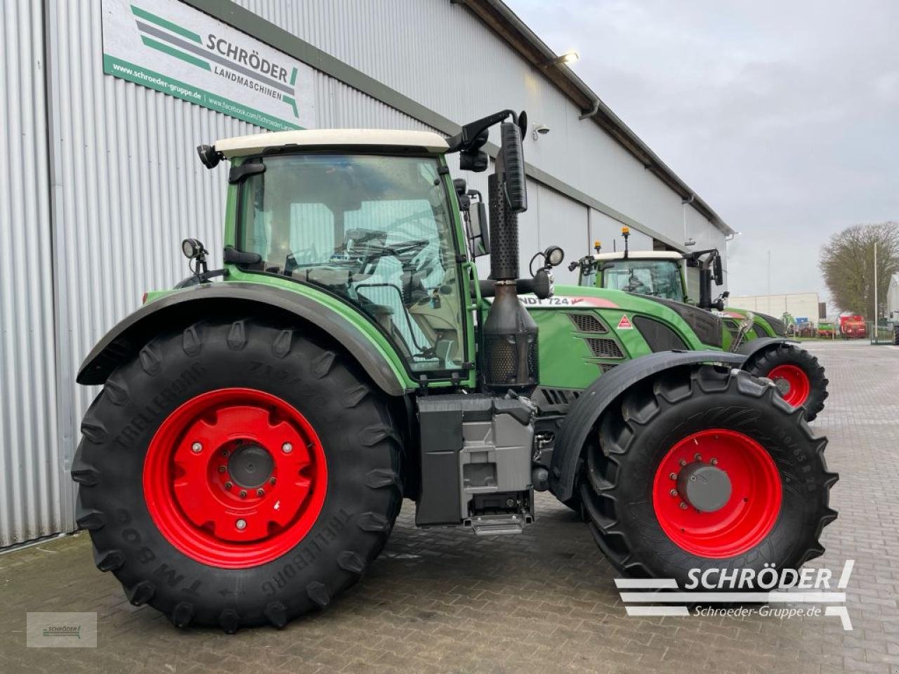 Traktor Türe ait Fendt 724 VARIO SCR PROFI, Gebrauchtmaschine içinde Wildeshausen (resim 3)