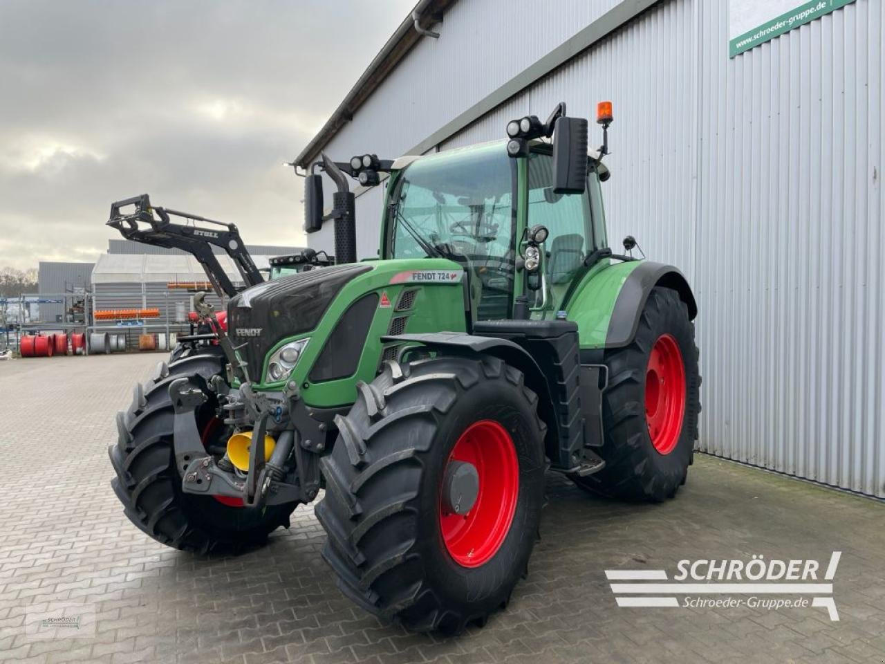 Traktor Türe ait Fendt 724 VARIO SCR PROFI, Gebrauchtmaschine içinde Wildeshausen (resim 7)