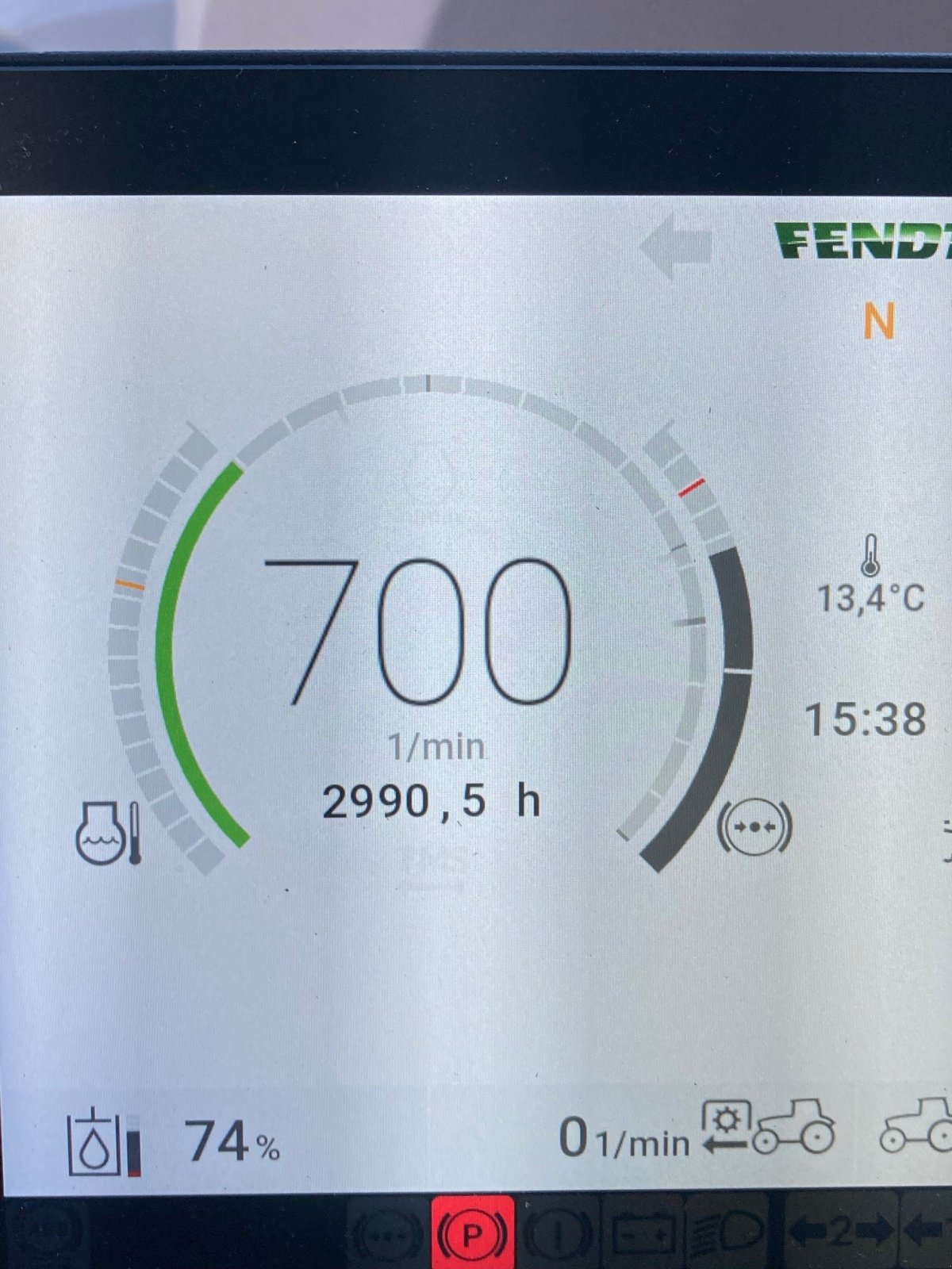 Traktor типа Fendt 728 Gen7 ProfiPlus, Gebrauchtmaschine в Eckernförde (Фотография 12)