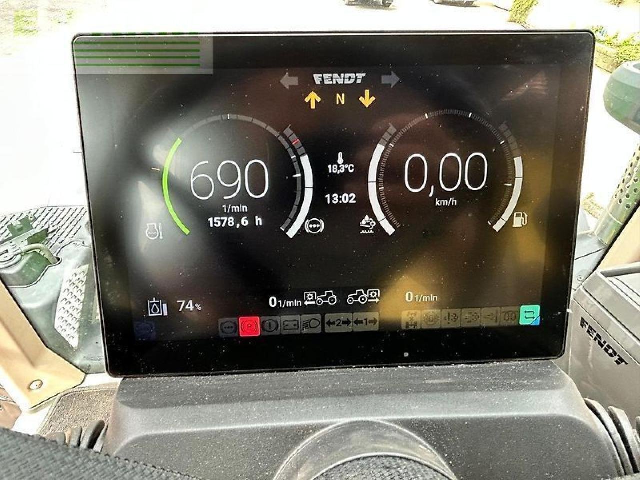 Traktor typu Fendt 728 profi plus mit frontlader und reifendruckregelanlage, Gebrauchtmaschine v LÜTZELBACH/ MODAUTAL (Obrázek 15)