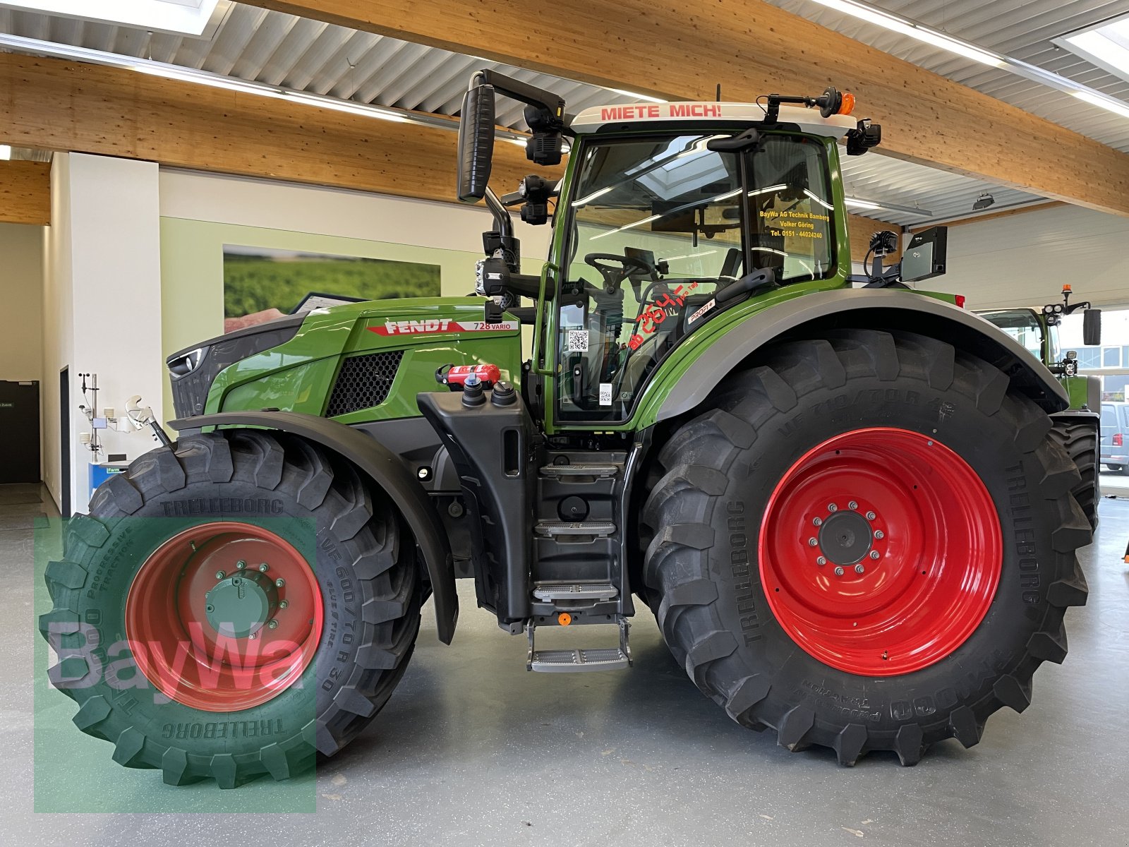 Traktor des Typs Fendt 728 Vario Profi Plus Gen7 *Miete ab 246€/Tag*, Mietmaschine in Bamberg (Bild 2)