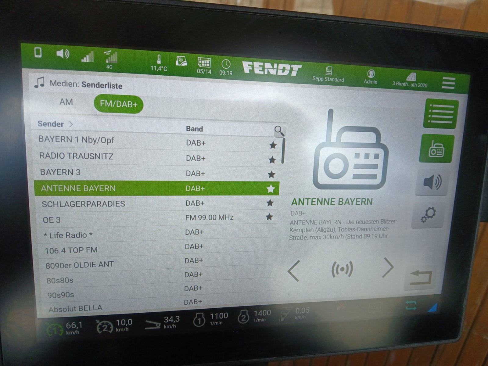 Traktor типа Fendt 728 Vario ProfiPlus, Gebrauchtmaschine в Niederviehbach (Фотография 10)