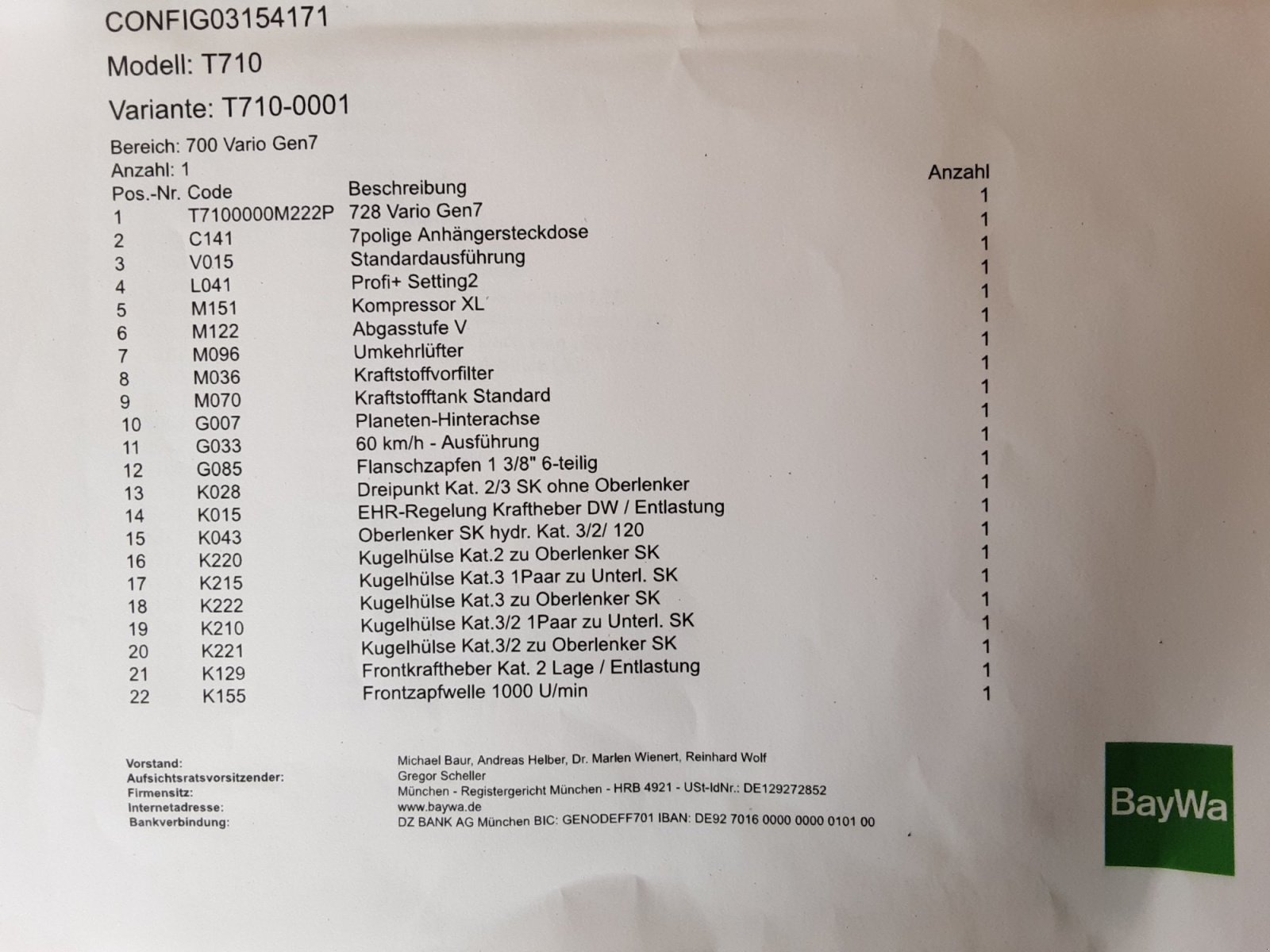 Traktor des Typs Fendt 728 Vario ProfiPlus, Neumaschine in Schwandorf (Bild 12)
