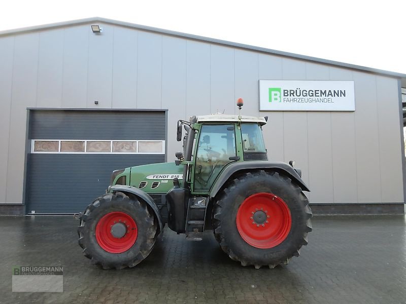 Traktor des Typs Fendt 818 TMS COM3, neu bereift, Front EHR + FZW, Gebrauchtmaschine in Meppen (Bild 1)