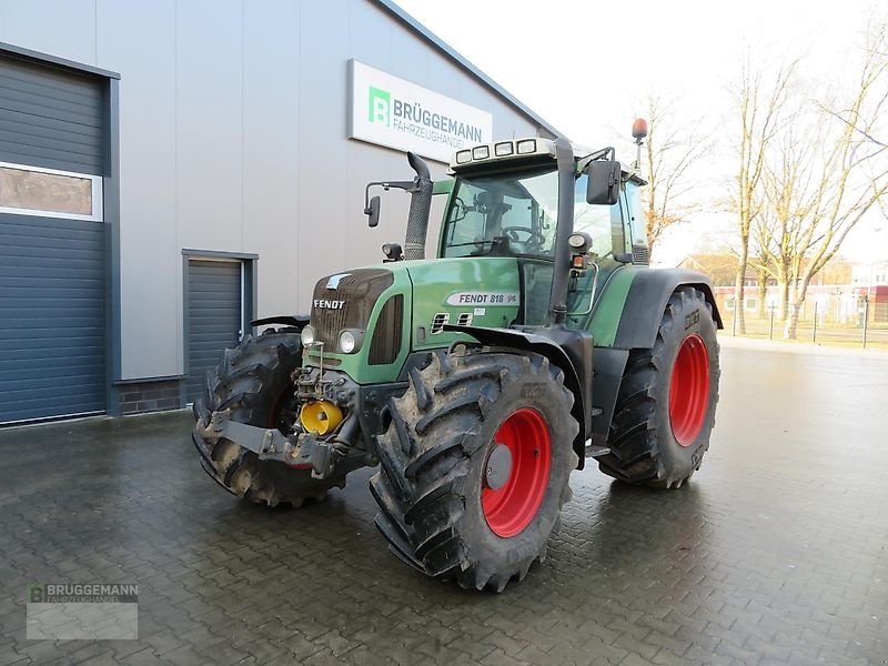 Traktor des Typs Fendt 818 TMS COM3, neu bereift, Front EHR + FZW, Gebrauchtmaschine in Meppen (Bild 9)