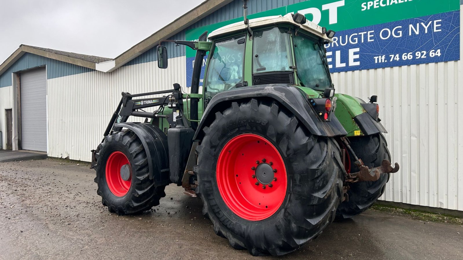 Traktor van het type Fendt 818 Vario TMS Med Trima 485 Frontlæsser, Gebrauchtmaschine in Rødekro (Foto 3)