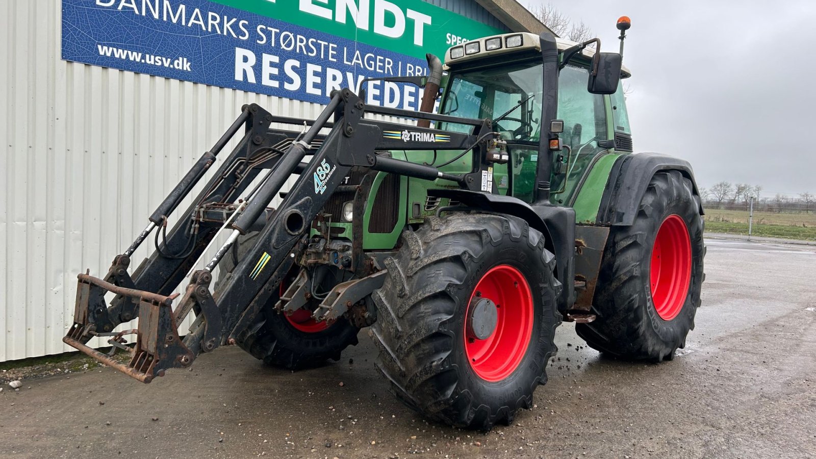 Traktor van het type Fendt 818 Vario TMS Med Trima 485 Frontlæsser, Gebrauchtmaschine in Rødekro (Foto 2)