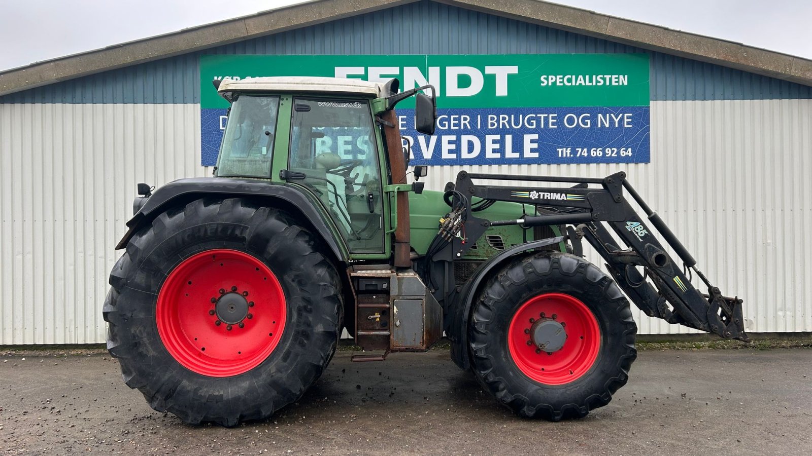 Traktor van het type Fendt 818 Vario TMS Med Trima 485 Frontlæsser, Gebrauchtmaschine in Rødekro (Foto 4)