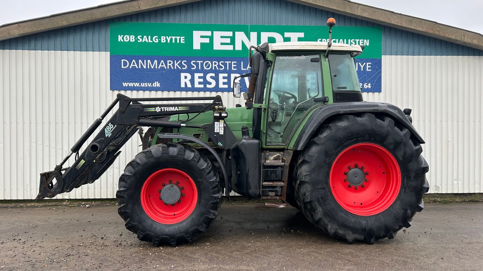 Traktor typu Fendt 818 Vario TMS Med Trima Frontlæsser, Gebrauchtmaschine v Rødekro (Obrázok 1)