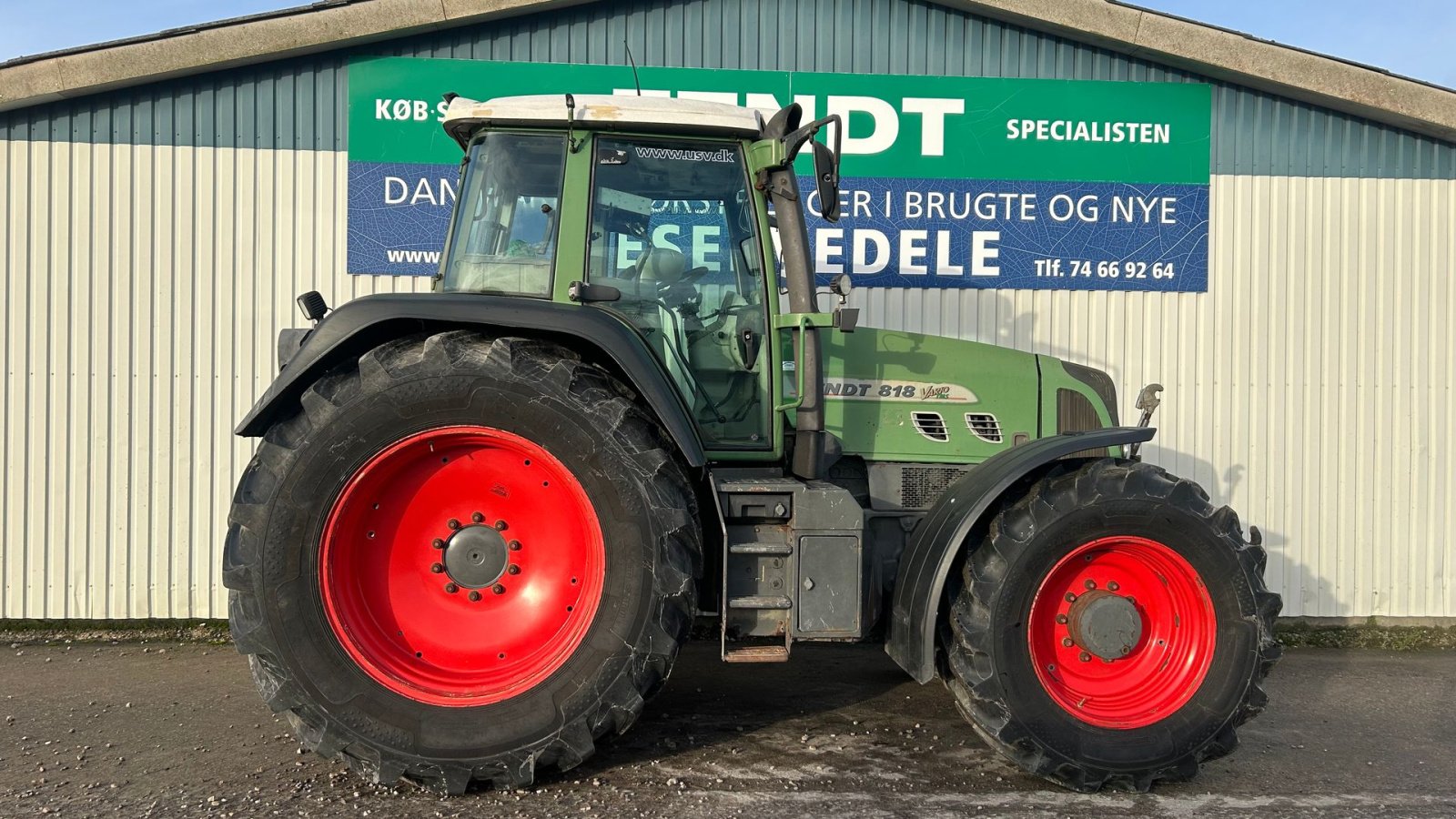 Traktor Türe ait Fendt 818 Vario TMS Trimble GPS, Gebrauchtmaschine içinde Rødekro (resim 4)