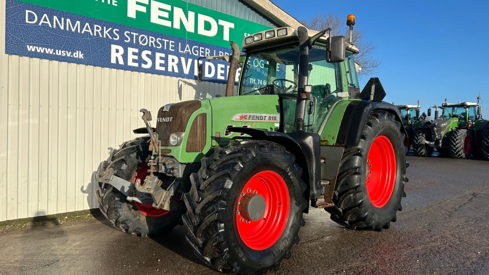 Traktor del tipo Fendt 818 Vario TMS, Gebrauchtmaschine en Rødekro (Imagen 2)