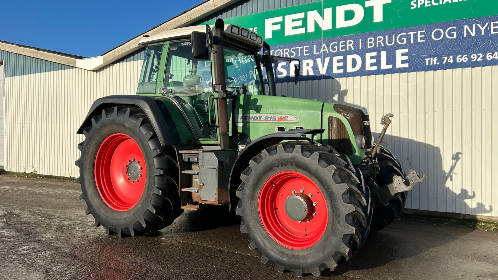 Traktor del tipo Fendt 818 Vario TMS, Gebrauchtmaschine en Rødekro (Imagen 5)