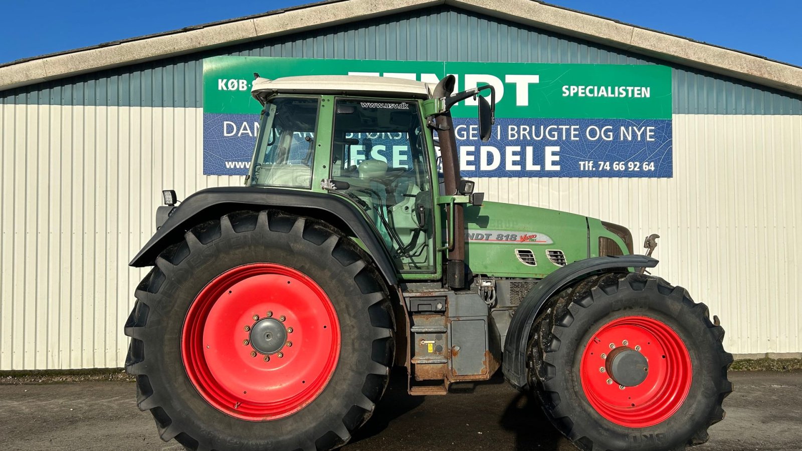 Traktor del tipo Fendt 818 Vario TMS, Gebrauchtmaschine en Rødekro (Imagen 4)