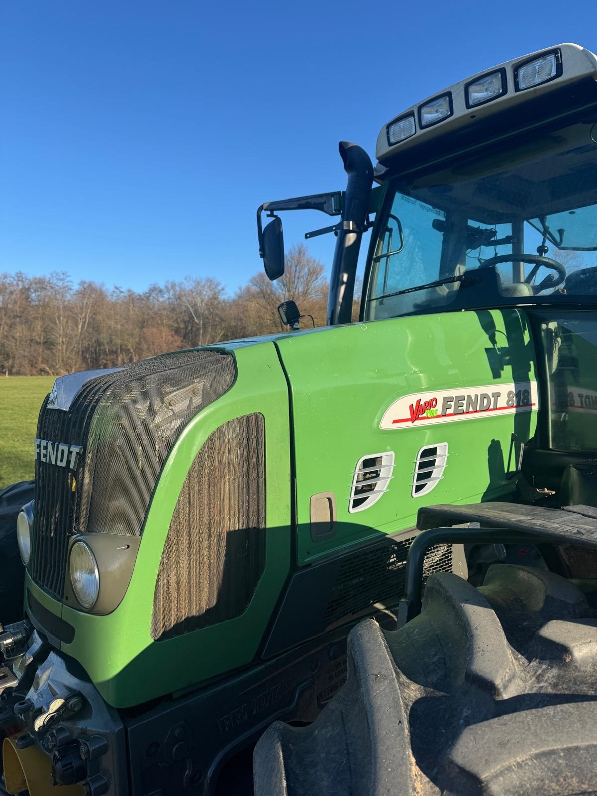 Traktor типа Fendt 818 Vario, Gebrauchtmaschine в Biessenhofen (Фотография 8)
