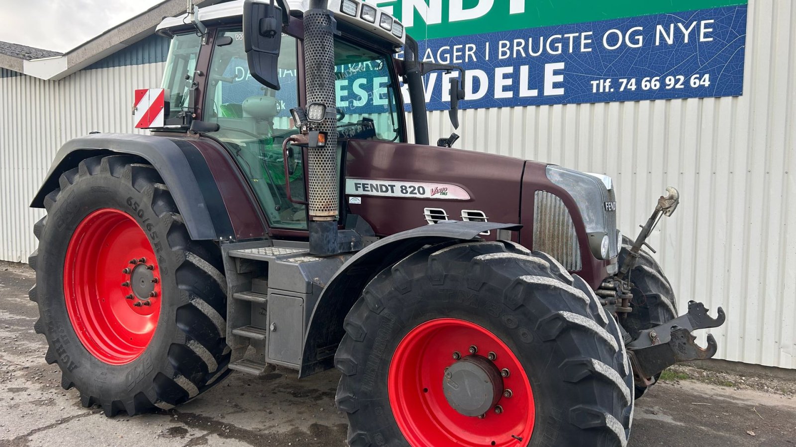 Traktor a típus Fendt 820 Vario TMS, Gebrauchtmaschine ekkor: Rødekro (Kép 4)