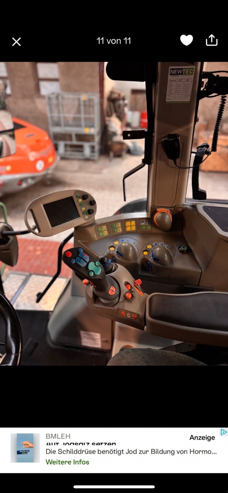 Traktor типа Fendt 820 Vario, Gebrauchtmaschine в Horstedt (Фотография 11)