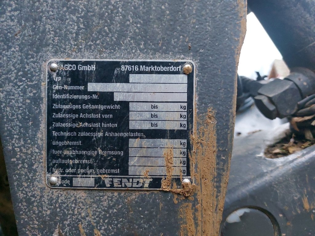 Traktor typu Fendt 824 PROFI +, Gebrauchtmaschine v BRAS SUR MEUSE (Obrázek 9)
