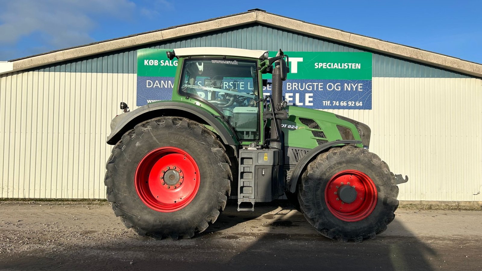 Traktor za tip Fendt 824 Vario SCR Profi Plus Med Trimble RTK GPS + Front PTO, Gebrauchtmaschine u Rødekro (Slika 4)