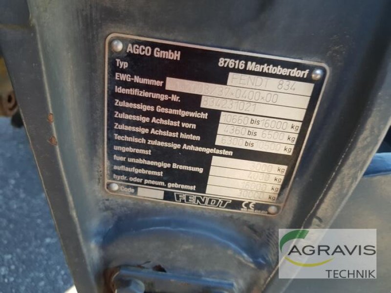 Traktor typu Fendt 824 VARIO SCR, Gebrauchtmaschine v Nartum (Obrázek 8)