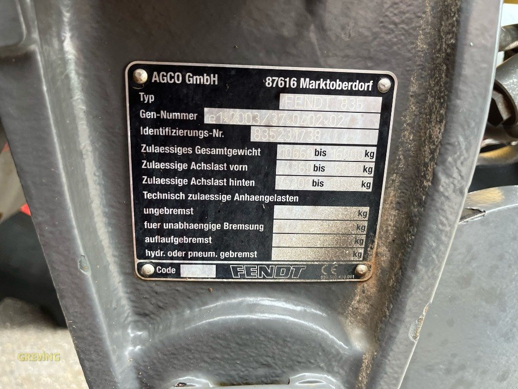 Traktor типа Fendt 826 Vario Profi Plus, Gebrauchtmaschine в Ahaus (Фотография 14)