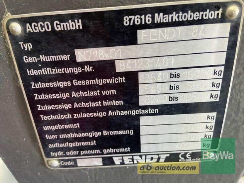 Traktor del tipo Fendt 826 VARIO S4 PROFI PLUS, Gebrauchtmaschine en Bamberg (Imagen 4)