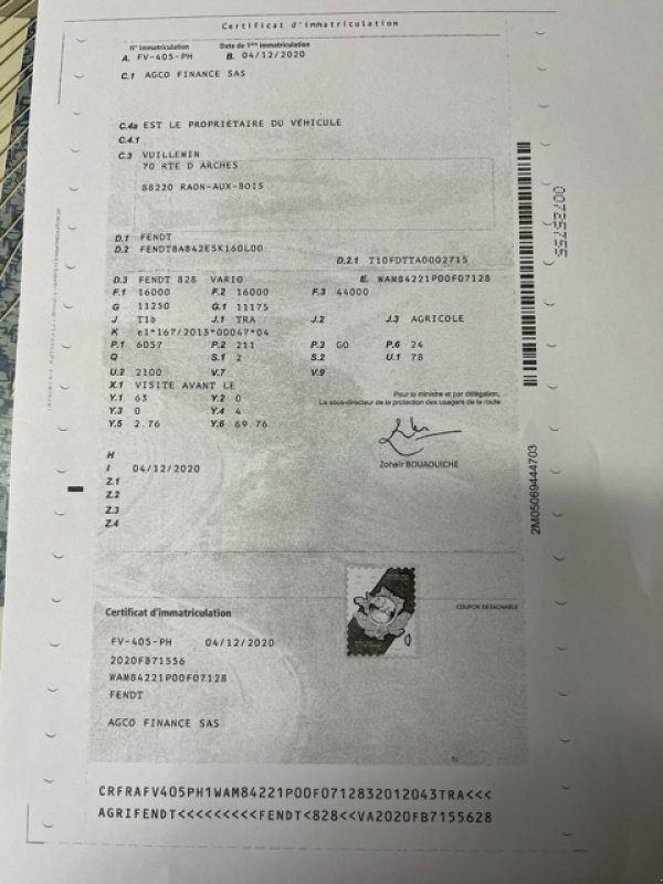 Traktor des Typs Fendt 828 S4 PROFI +, Gebrauchtmaschine in ANDELOT (Bild 9)