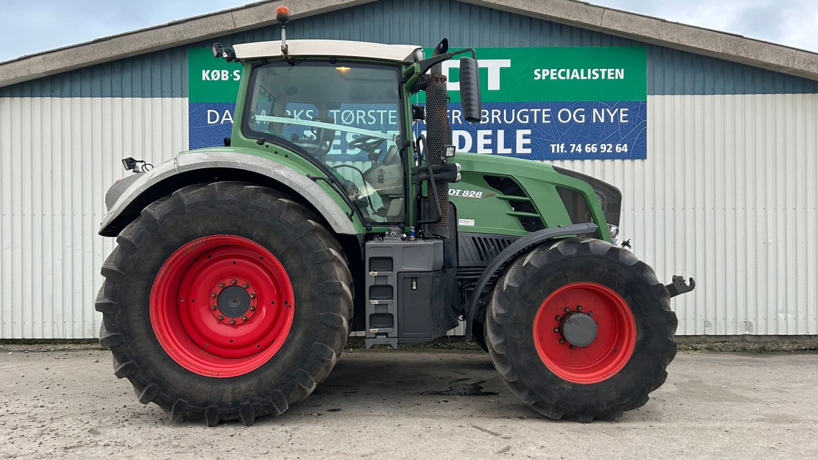 Traktor typu Fendt 828 Vario SCR Profi Med luft, Gebrauchtmaschine w Rødekro (Zdjęcie 4)