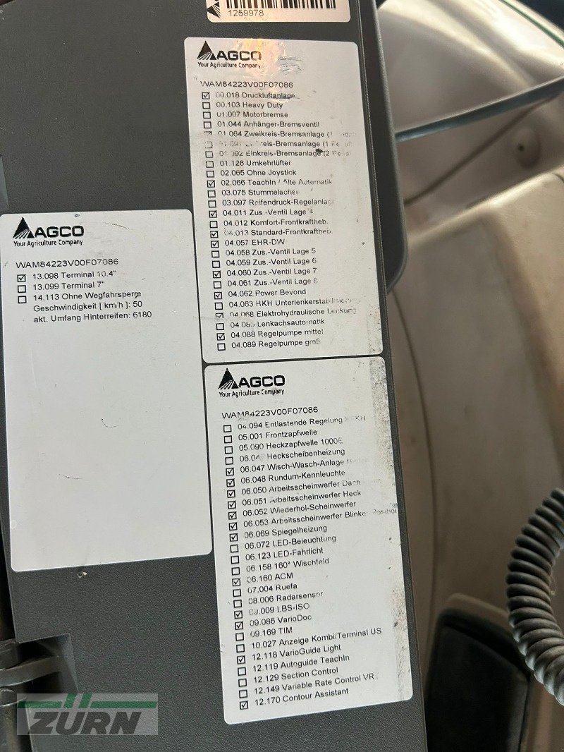 Traktor типа Fendt 828 Vario, Gebrauchtmaschine в Schöntal-Westernhausen (Фотография 15)