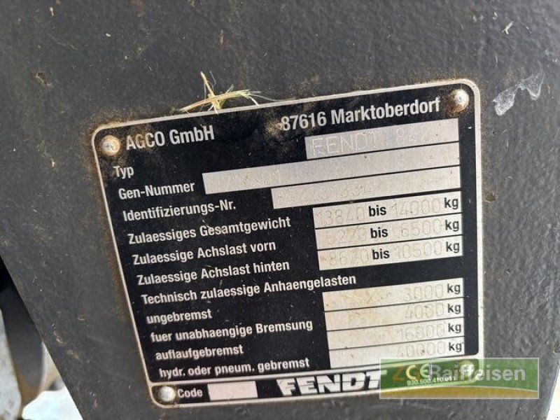 Traktor типа Fendt 828 Vario, Gebrauchtmaschine в Donaueschingen (Фотография 11)