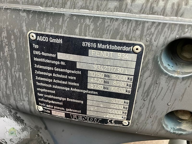 Traktor typu Fendt 936 Com3 *Triebsatz Problem*, Gebrauchtmaschine v Salsitz (Obrázek 30)