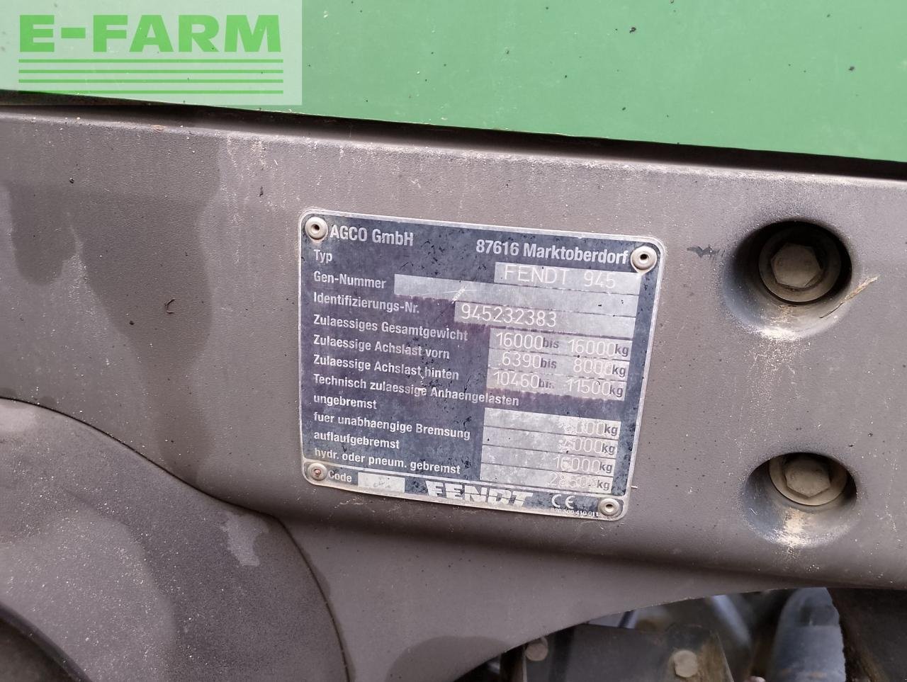 Traktor typu Fendt 936 Profi Plus, Gebrauchtmaschine v Hamburg (Obrázek 21)
