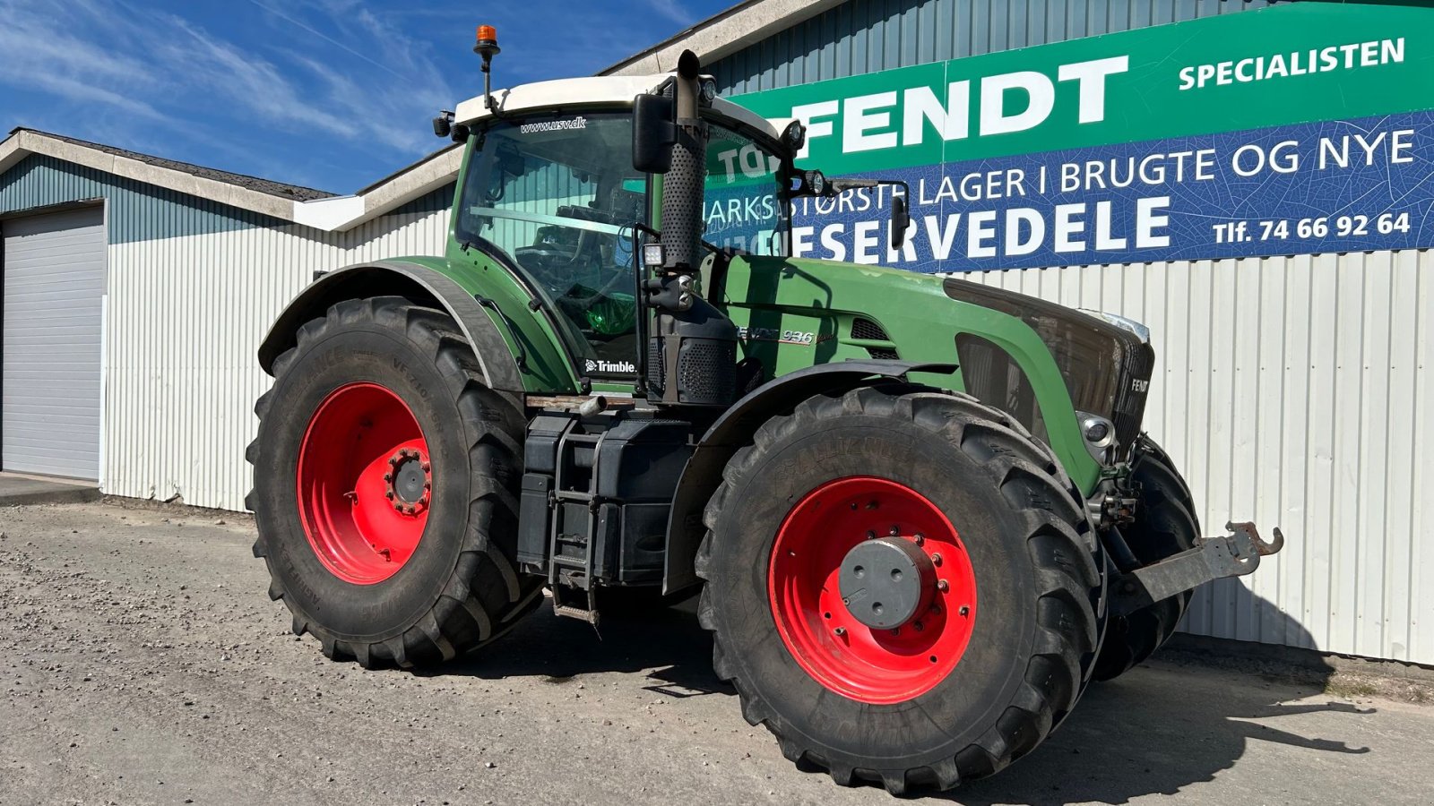 Traktor Türe ait Fendt 936 Vario SCR Profi Plus Trimble GPS, Gebrauchtmaschine içinde Rødekro (resim 5)