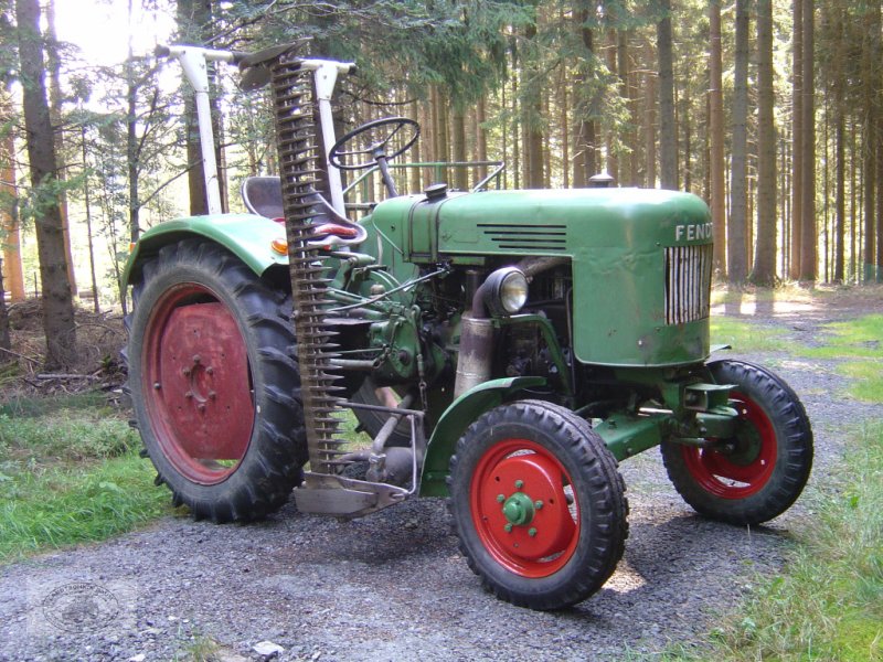 Traktor des Typs Fendt Dieselross F17L Oldtimer. 2Zylinder-Luftgekühlt. 17PS, mit Mähwerk, TÜV NEU, guter Zustand!, Gebrauchtmaschine in Tschirn (Bild 1)