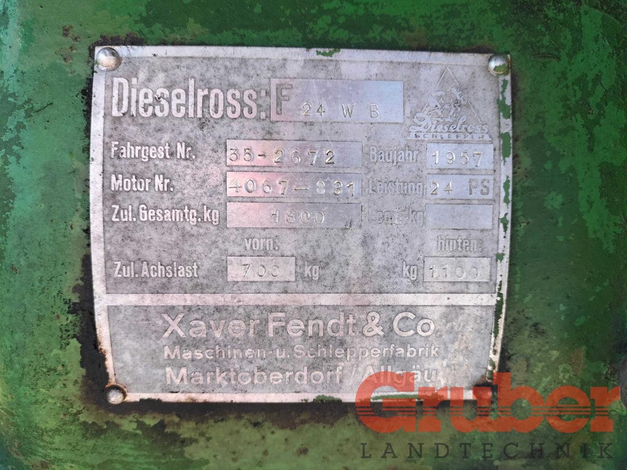 Traktor of the type Fendt Dieselross F24W, Gebrauchtmaschine in Ampfing (Picture 5)