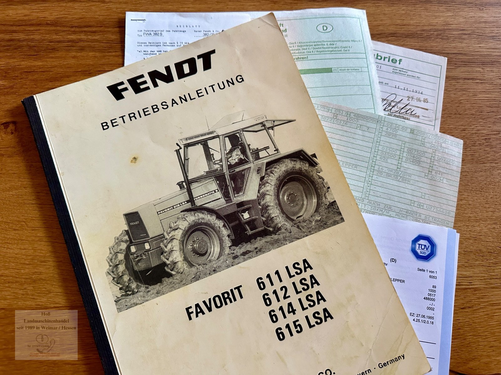 Traktor des Typs Fendt FAVORIT 611 LSA EHR, DL, 40 KM/h ( kein 612 614 615 ), Gebrauchtmaschine in Weimar/Hessen (Bild 27)