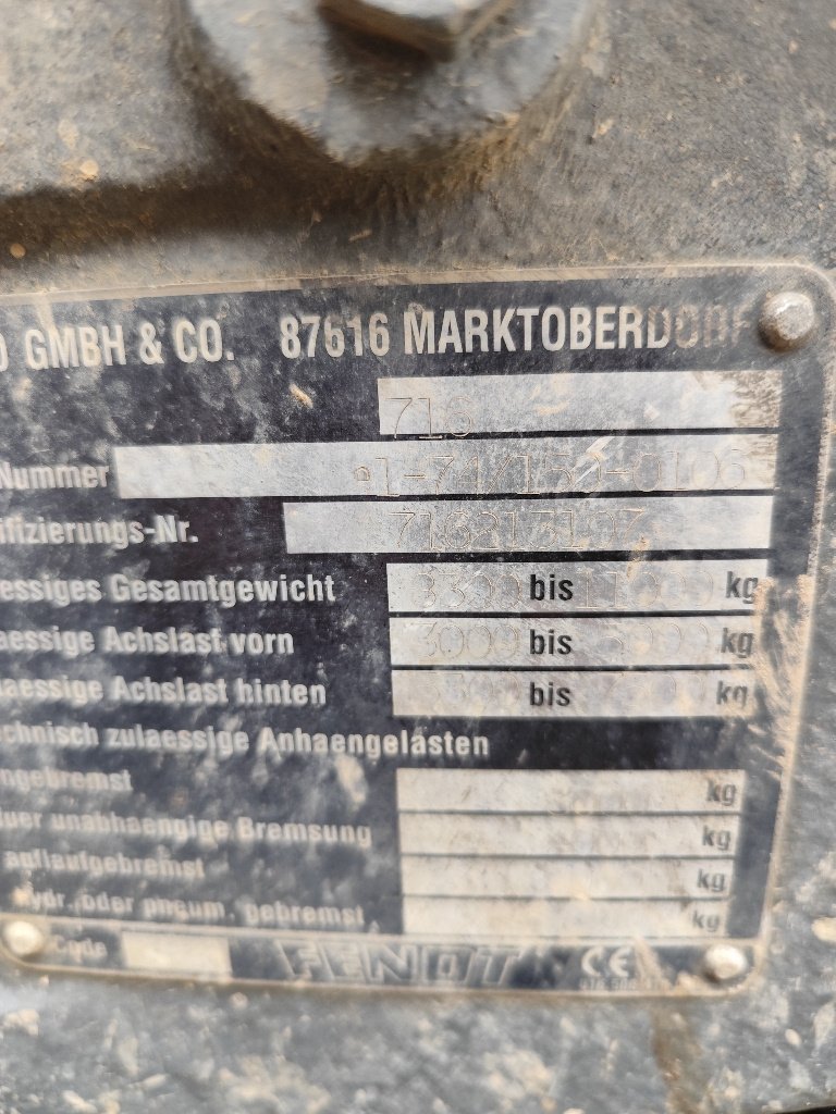 Traktor типа Fendt FAVORIT 716 VARIO, Gebrauchtmaschine в Calmont (Фотография 10)