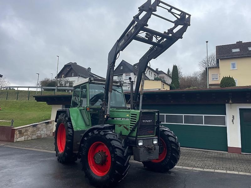 Traktor tipa Fendt Fendt 611 LSA TurbomatiK E Favorit FWA 382 s - Bj.88 - EHR - 40 km/h - Frontlader - Druckluft ä 610 612 614 615, Gebrauchtmaschine u Niedernhausen OT Engenhahn (Slika 1)