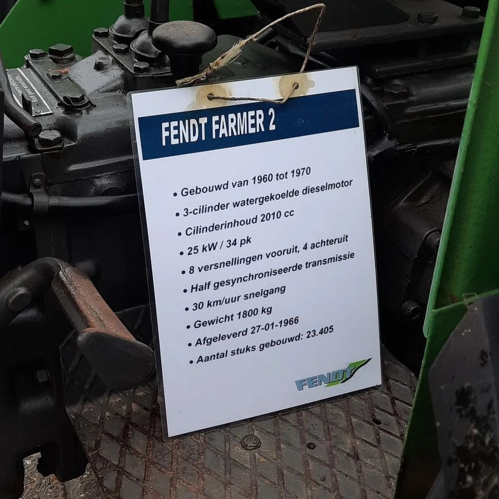 Traktor du type Fendt Oldtimer tractor, Farmer 2, Gebrauchtmaschine en Groningen (Photo 8)
