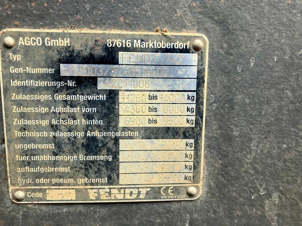 Traktor typu Fendt TRACT FENDT 722 VARIO PROFI +, Gebrauchtmaschine w VAROIS & CHAIGNOT (Zdjęcie 11)