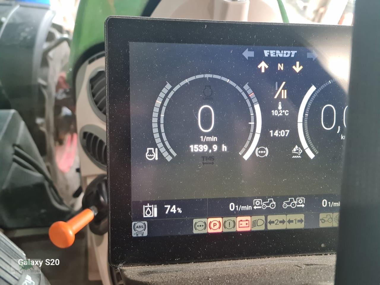 Traktor Türe ait Fendt Vario 720 Gen6, Profi+, RTK, Gebrauchtmaschine içinde Hofheim (resim 7)