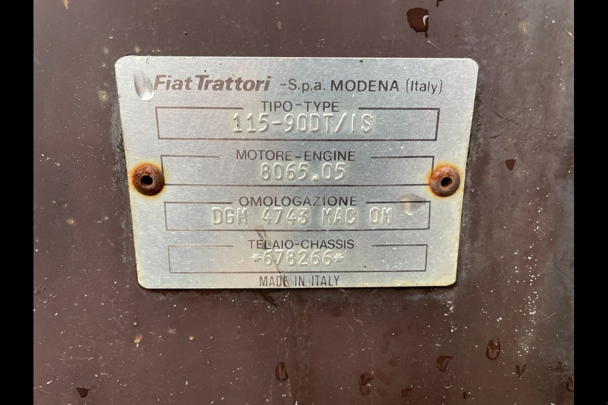 Traktor typu Fiat 115-90, Gebrauchtmaschine v Viborg (Obrázek 10)