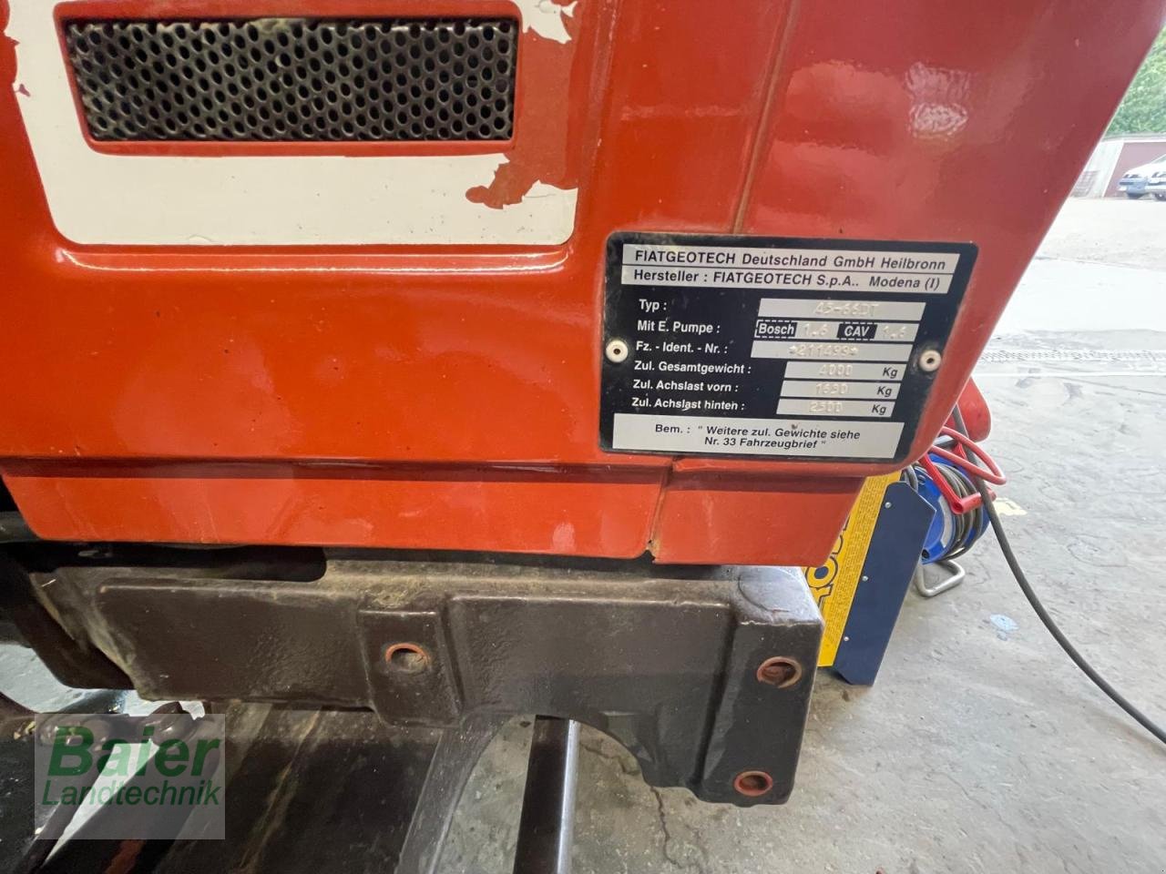 Traktor des Typs Fiat 45-66 DT, Gebrauchtmaschine in OBERNDORF-HOCHMOESSINGEN (Bild 4)