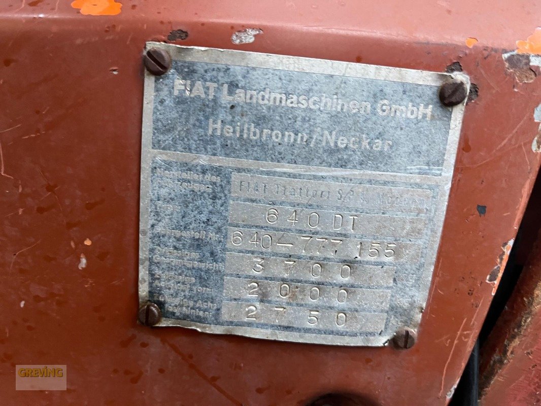 Traktor от тип Fiat 640DT, Gebrauchtmaschine в Ahaus (Снимка 15)