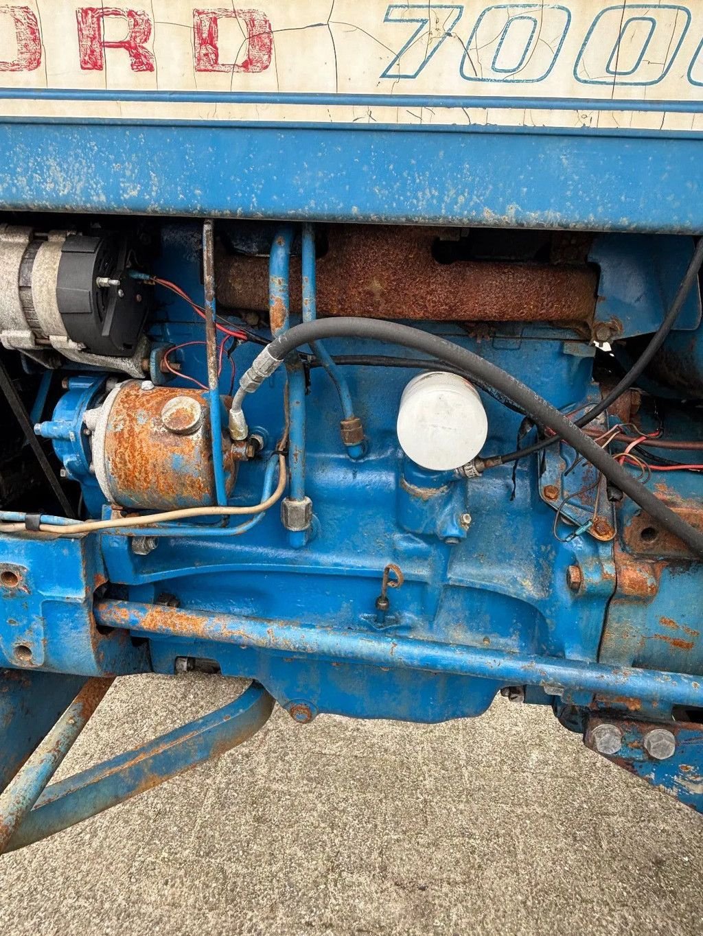 Traktor typu Ford 7000, Gebrauchtmaschine w Willemsoord (Zdjęcie 7)