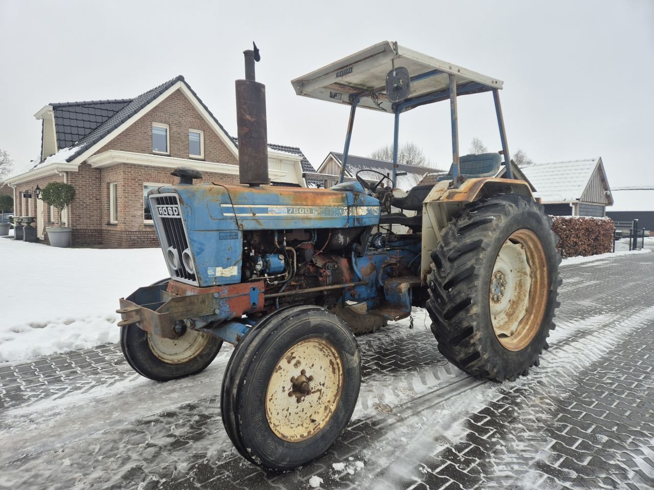 Traktor van het type Ford 7600 Dualpower, Gebrauchtmaschine in Weiteveen (Foto 2)
