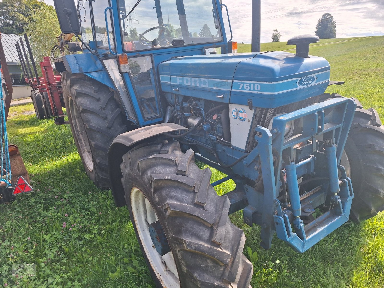 Traktor tipa Ford 7610 A  komplett mit Holzrückewagen, Ladekran und Holzzange. (Verkauf nur an Gewerbe/ Handel oder Export)!, Gebrauchtmaschine u Tschirn (Slika 7)