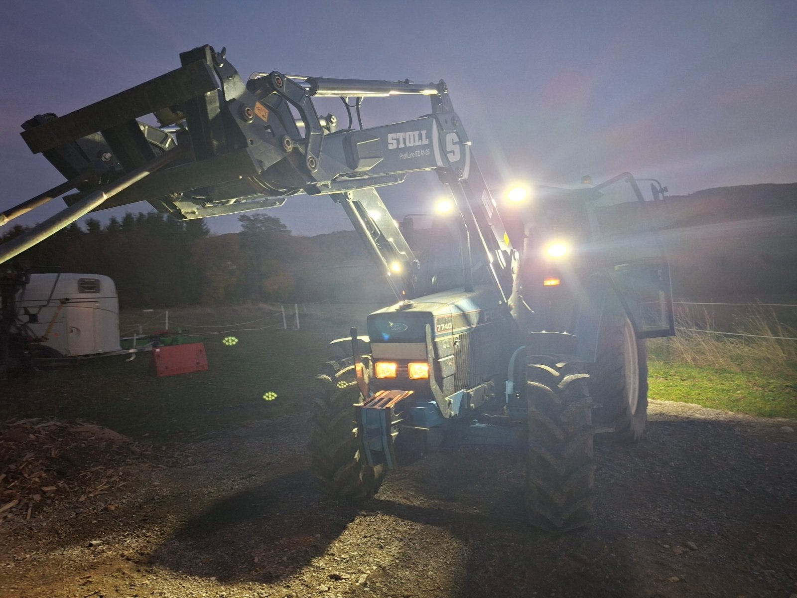 Traktor typu Ford 7740 SLE, Gebrauchtmaschine v Rappoltenkirchen (Obrázek 1)