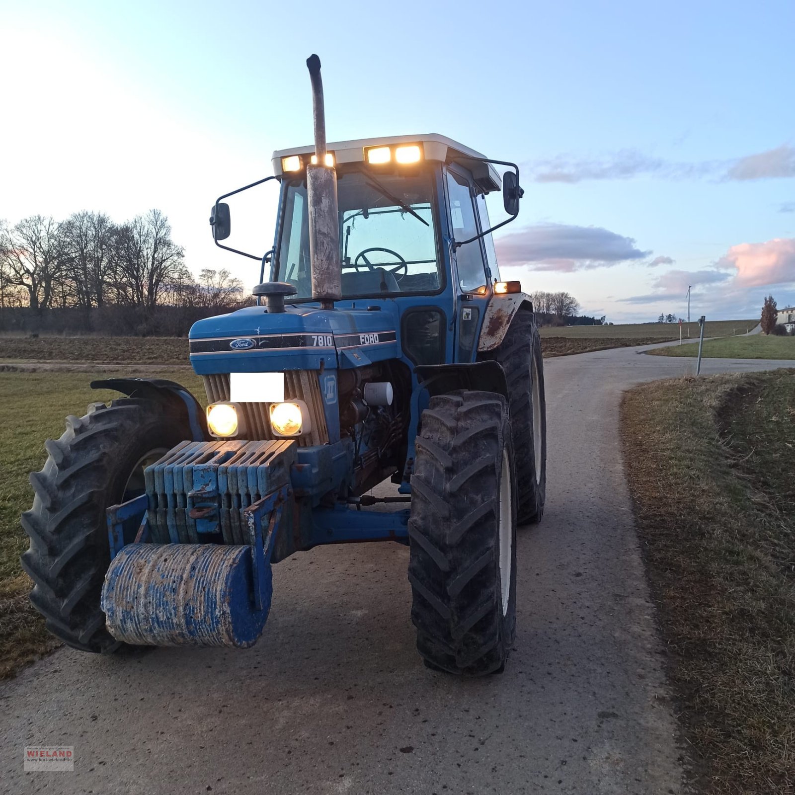 Traktor des Typs Ford 7810, Gebrauchtmaschine in Lossburg-Wittendorf (Bild 1)